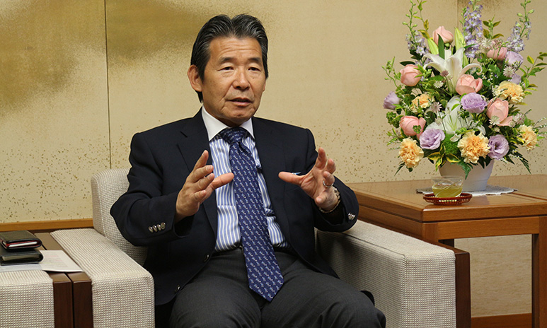 競争力強化について語る多田野 宏一