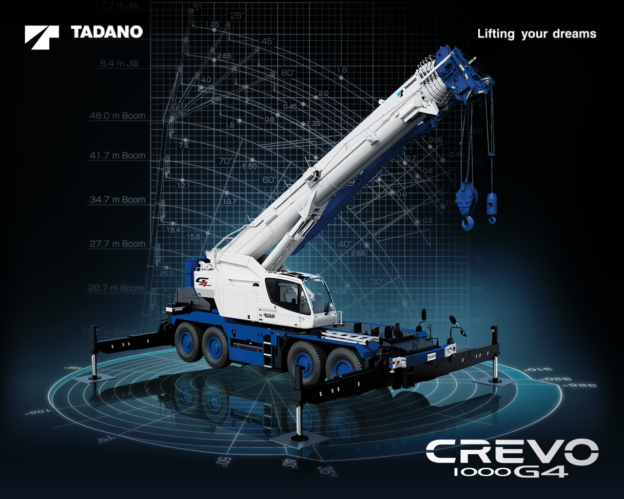 CREVO G4 Wallpaper | 株式会社タダノ - 建設用クレーン車